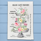 Shabby French Cafe Tea Time Macaron Party Kitchen Dish Towel