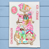 Gnomemade Ice Cream Party Dessert Treats Kitchen Dish Towel