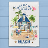 Welcome to Our Beach House Seagull Kitchen Dish Towel