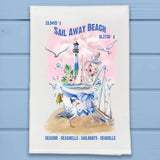 Aloha Beach Rent-A-Bike Soak Up the Sun Kitchen Dish Towel