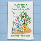 Sail Away Beach Seaside Lighthouse Boat Kitchen Dish Towel