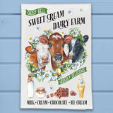 Udderyl Delicious Dairy Cow Farm Milk Kitchen Dish Towel