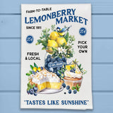 Lemonberry Market Pie & Muffins Farmhouse Kitchen Dish Towel