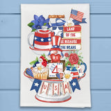 Free becase of the Brave Patriotic Gnome Kitchen Dish Towel