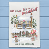 Mrs Claus' Bed & Breakfast Christmas Kitchen Dish Towel