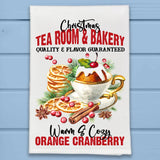 Christmas Tea Room & Bakery Christmas Kitchen Dish Towel