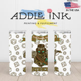 Artificer D20 Fantasy RPG   20oz Skinny Tumbler