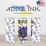 Rogue D20 Fantasy RPG 20oz Skinny Tumbler