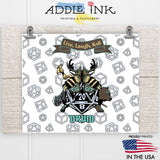 Druid D20 Fantasy RPG 20oz Skinny Tumbler