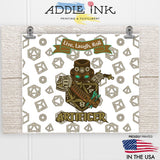 Artificer D20 Fantasy RPG   20oz Skinny Tumbler