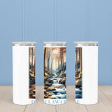 Delaware Landmark & Landscape Watercolor 20oz Skinny Tumbler