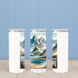 Idaho Landmark & Landscape Watercolor 20oz Skinny Tumbler