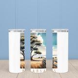 Kansas Landmark & Landscape Watercolor 20oz Skinny Tumbler