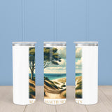 Massachusetts Landmark & Landscape Watercolor Insulated Mug/Tumbler