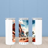 Nevada Landmark & Landscape Watercolor 20oz Skinny Tumbler