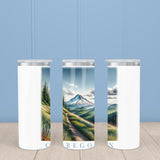 Oregon Landmark & Landscape Watercolor 20oz Skinny Tumbler