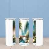 Pennsylvania Landmark & Landscape Watercolor Insulated Mug/Tumbler