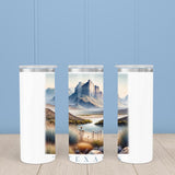 Texas Landmark & Landscape Watercolor 20oz Skinny Tumbler