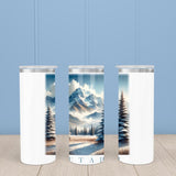 Utah Landmark & Landscape Watercolor 20oz Skinny Tumbler