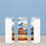 Vermont Landmark & Landscape Watercolor 20oz Skinny Tumbler