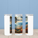 Virginia Landmark & Landscape Watercolor 20oz Skinny Tumbler