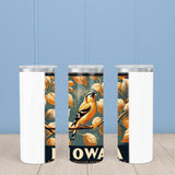 Iowa State Animal Vintage Digital Art 20oz Skinny Tumbler