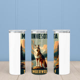 Minnesota State Animal Vintage Digital Art Insulated Mug/Tumbler