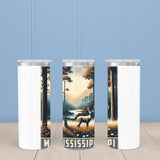 Mississippi State Animal Vintage Digital Art Insulated Mug/Tumbler