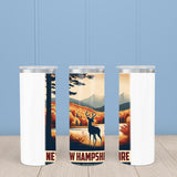 New Hampshire State Animal Vintage Digital Art Insulated Mug/Tumbler