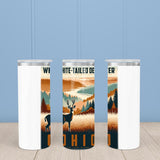 Ohio State Animal Vintage Digital Art 20oz Skinny Tumbler