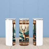 Pennsylvania State Animal Vintage Digital Art Insulated Mug/Tumbler