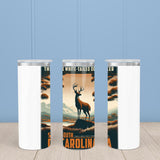 South Carolina State Animal Vintage Digital Art Insulated Mug/Tumbler