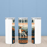 Virginia State Animal Vintage Digital Art Insulated Mug/Tumbler