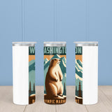 Washington State Animal Vintage Digital Art Insulated Mug/Tumbler