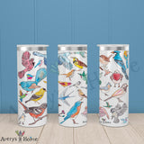 Garden Backyard Birds 20oz Skinny Tumbler