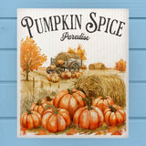 Pumpkin Spice Paradise Swedish Dish Cloth Sponge