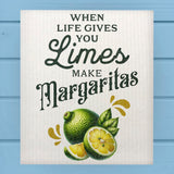 When Life Gives You Margaritas Swedish Dish Cloth Sponge