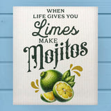 When Life Gives You Mojitos Swedish Dish Cloth Sponge