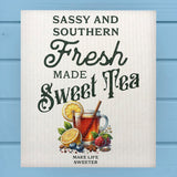 When Life Gives You Sweet Tea Swedish Dish Cloth Sponge