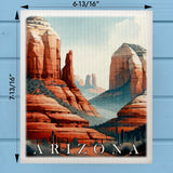 Arizona Landmark & Landscape Watercolor Dishcloth