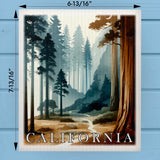 California Landmark & Landscape Watercolor Dishcloth