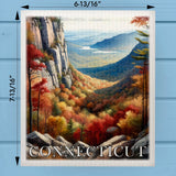 Connecticut Landmark & Landscape Watercolor Dishcloth