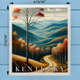 Kentucky Landmark & Landscape Watercolor Dishcloth