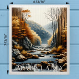 Maryland Landmark & Landscape Watercolor Dishcloth