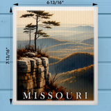 Missouri Landmark & Landscape Watercolor Dishcloth