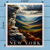 New York Landmark & Landscape Watercolor Dishcloth