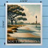 South Carolina Landmark & Landscape Watercolor Dishcloth