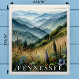 Tennessee Landmark & Landscape Watercolor Dishcloth