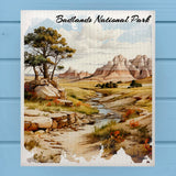 Badlands National Park Swedish Dish Cloth Sponge