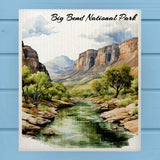 Big Bend National Park Swedish Dish Cloth Sponge